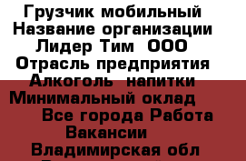 Грузчик мобильный › Название организации ­ Лидер Тим, ООО › Отрасль предприятия ­ Алкоголь, напитки › Минимальный оклад ­ 5 000 - Все города Работа » Вакансии   . Владимирская обл.,Вязниковский р-н